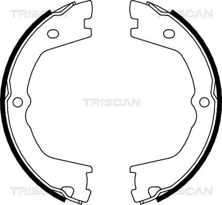 Triscan 8100 15019 - Комплект тормозов, ручник, парковка autosila-amz.com