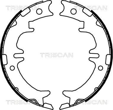 Triscan 8100 13033 - Комплект тормозов, ручник, парковка autosila-amz.com