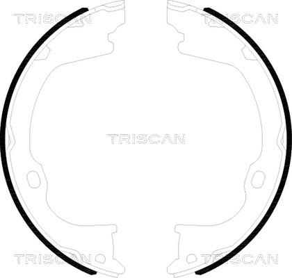 Triscan 8100 80019 - Комплект тормозов, ручник, парковка autosila-amz.com