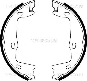 Triscan 8100 24005 - Комплект тормозов, ручник, парковка autosila-amz.com