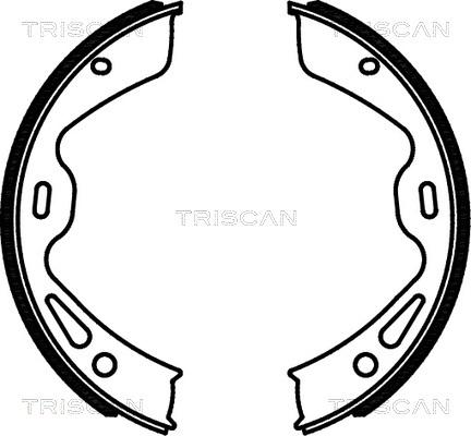 Triscan 8100 20004 - Комплект тормозов, ручник, парковка autosila-amz.com