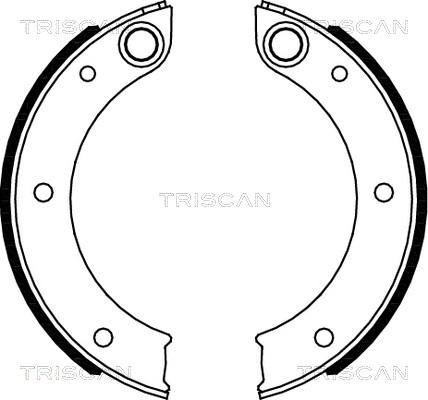 Triscan 8100 20003 - Комплект тормозов, ручник, парковка autosila-amz.com