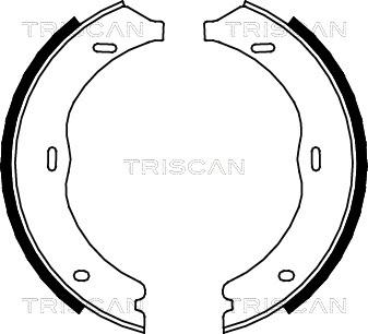 Triscan 8100 23030 - Комплект тормозных колодок, барабанные autosila-amz.com