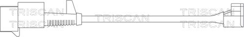Triscan 8115 15003 - Сигнализатор, износ тормозных колодок autosila-amz.com