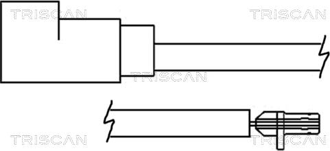 Triscan 8115 16001 - Сигнализатор, износ тормозных колодок autosila-amz.com