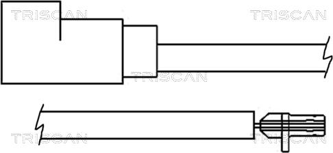 Triscan 8115 16002 - Сигнализатор, износ тормозных колодок autosila-amz.com