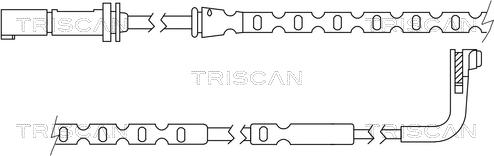 Triscan 8115 11041 - Сигнализатор, износ тормозных колодок autosila-amz.com