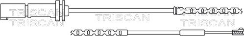 Triscan 8115 11057 - Сигнализатор, износ тормозных колодок autosila-amz.com