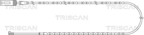 Triscan 8115 11066 - Сигнализатор, износ тормозных колодок autosila-amz.com