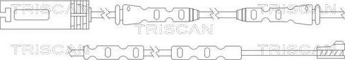Triscan 8115 11062 - Сигнализатор, износ тормозных колодок autosila-amz.com