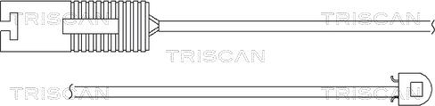Triscan 8115 11009 - Сигнализатор, износ тормозных колодок autosila-amz.com