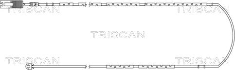 Triscan 8115 11018 - Колодки тормозные задние autosila-amz.com
