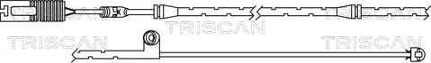 Triscan 8115 11030 - Сигнализатор, износ тормозных колодок autosila-amz.com