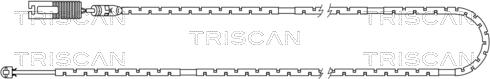 Triscan 8115 11031 - Сигнализатор, износ тормозных колодок autosila-amz.com