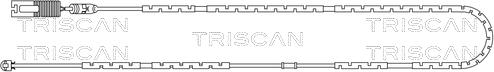 Triscan 8115 11033 - Сигнализатор, износ тормозных колодок autosila-amz.com