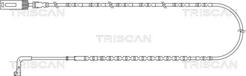 Triscan 8115 11032 - Сигнализатор, износ тормозных колодок autosila-amz.com