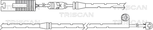 Triscan 8115 11037 - Сигнализатор, износ тормозных колодок autosila-amz.com