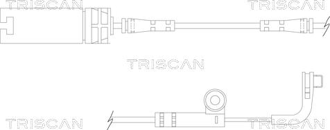 Triscan 8115 11026 - Тормозные колодки autosila-amz.com