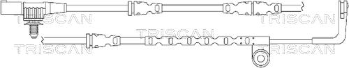Triscan 8115 17016 - Сигнализатор, износ тормозных колодок autosila-amz.com