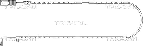 Triscan 8115 17010 - Сигнализатор, износ тормозных колодок autosila-amz.com