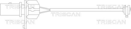 Triscan 8115 29008 - Сигнализатор, износ тормозных колодок autosila-amz.com