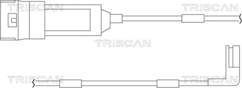 Triscan 8115 24004 - Колодки тормозные передние autosila-amz.com