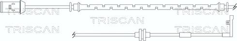 Triscan 8115 24017 - Сигнализатор, износ тормозных колодок autosila-amz.com