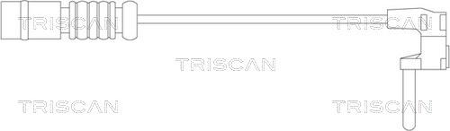 Triscan 8115 23015 - Сигнализатор, износ тормозных колодок autosila-amz.com