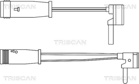 Triscan 8115 23017 - Сигнализатор, износ тормозных колодок autosila-amz.com