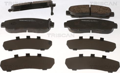 Triscan 8110 40980 - Тормозные колодки, дисковые, комплект autosila-amz.com