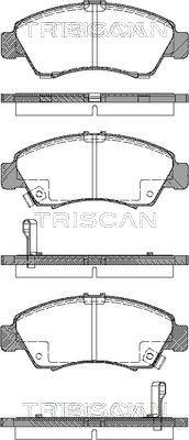 Triscan 8110 40169 - Тормозные колодки, дисковые, комплект autosila-amz.com