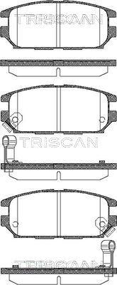Triscan 8110 42014 - Тормозные колодки, дисковые, комплект autosila-amz.com