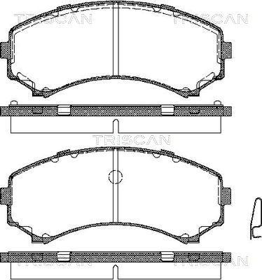 Metzger 39600 - Тормозные колодки, дисковые, комплект autosila-amz.com