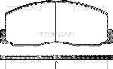 AUGROS 55583165 - Тормозные колодки, дисковые, комплект autosila-amz.com