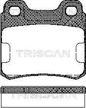 Triscan 8110 65001 - Тормозные колодки, дисковые, комплект autosila-amz.com