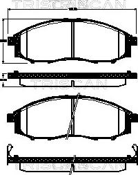 Aisin SN174P - Тормозные колодки, дисковые, комплект autosila-amz.com