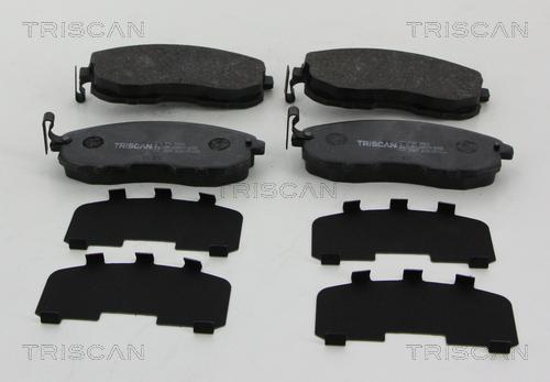 Triscan 8110 14063 - Тормозные колодки, дисковые, комплект autosila-amz.com