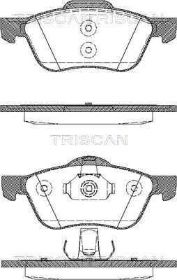 Triscan 8110 14019 - Тормозные колодки, дисковые, комплект autosila-amz.com