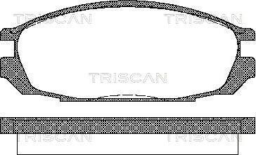 Triscan 8110 14010 - Тормозные колодки, дисковые, комплект autosila-amz.com