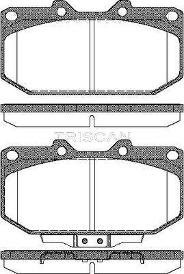 BENDIX 572252 - Тормозные колодки, дисковые, комплект autosila-amz.com