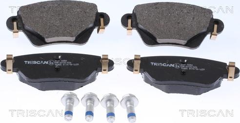 Triscan 8110 16006 - Тормозные колодки, дисковые, комплект autosila-amz.com