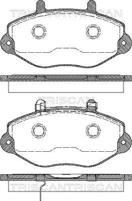 OSCA 16012 - Тормозные колодки, дисковые, комплект autosila-amz.com