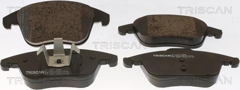 Triscan 8110 16038 - Тормозные колодки, дисковые, комплект autosila-amz.com