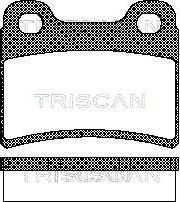 Triscan 8110 16165 - Тормозные колодки, дисковые, комплект autosila-amz.com