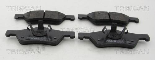 Triscan 8110 10597 - Тормозные колодки, дисковые, комплект autosila-amz.com