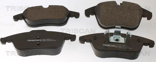 Triscan 8110 10556 - Тормозные колодки, дисковые, комплект autosila-amz.com