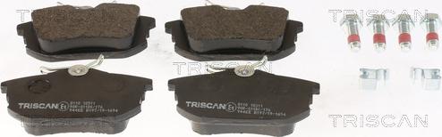 Triscan 8110 10511 - Тормозные колодки, дисковые, комплект autosila-amz.com