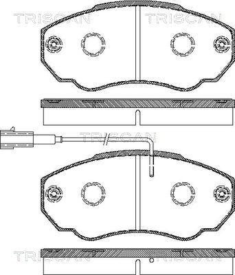 Akyoto AKD0219 - КОЛОДКИ ТОРМОЗНЫЕ ДИСКОВЫЕ ПЕРЕДНИЕ С ДАТЧИКОМ autosila-amz.com