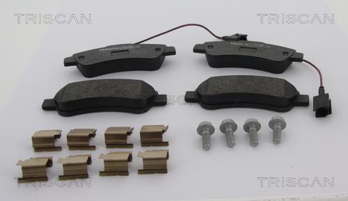 Triscan 8110 10608 - Тормозные колодки, дисковые, комплект autosila-amz.com