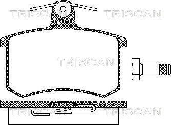 Triscan 8110 10116 - Тормозные колодки, дисковые, комплект autosila-amz.com